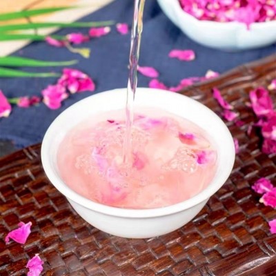 平阴重瓣红玫瑰花瓣可食用玫瑰花冠花瓣泡茶做阿胶糕玫瑰醋用图4