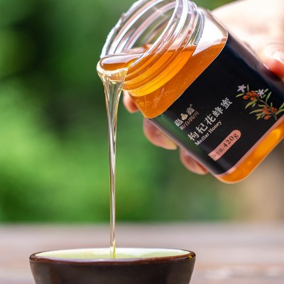 蟲鑫蜂场枸杞花蜂蜜420g 小瓶装伴手礼蜂蜜 农家自产枸杞蜜批发图2