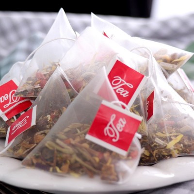 汉谯堂胖大海金银花菊花茶50包量贩装 金银花枇杷组合三角包茶包图2