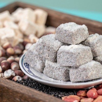 赤小豆薏仁茯湿糕山药薏湿糕点批发黑芝麻芡实薏米糕一件代发货图3