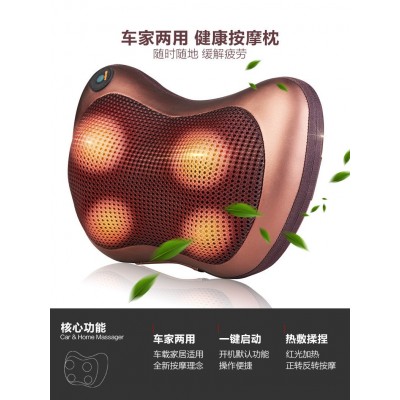 按摩枕 颈部腰部背部臀部按摩器红光加热按摩器跨境批发定制图3