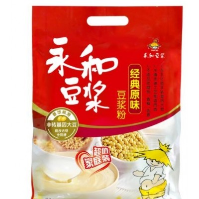永和豆浆经典原味豆浆粉600g低甜营养速溶冲调饮品批发图4