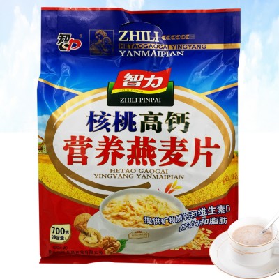 批发智力核桃高钙燕麦片700g袋装速溶营养健康即食冲饮代餐粉谷物图5