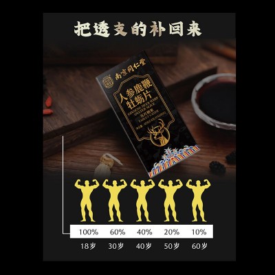 南京同仁堂鹿鞭片人参鹿鞭糖果牡蛎片压片糖果乐家老铺电商爆款图3
