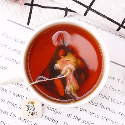 夏末初秋玫瑰红茶源头货源瓶装罐装重瓣红玫瑰红茶袋泡组合花茶叶图3