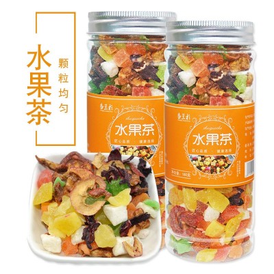 批发任意组合罐装花茶苦荞茉莉花水果茶玫瑰柠檬大麦决明子养生茶图4