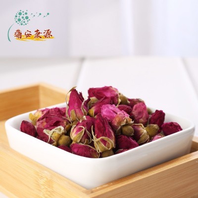 玫瑰花茶罐装花草茶平阴玫瑰花泡水茶干玫瑰茶重瓣红玫瑰一件代发