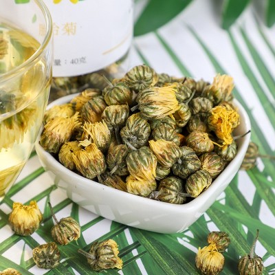 桐乡胎菊王胎菊花茶 罐装 菊花茶茶叶瓶装花茶oem贴牌一件代发图2