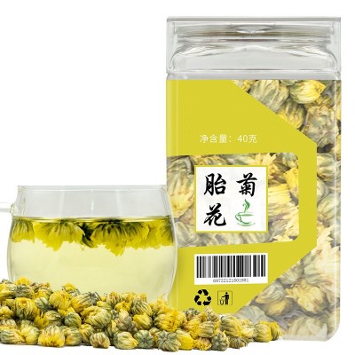 【花之吟】正宗桐乡胎菊源头工厂杭白菊菊花茶花果茶茶叶批发促销图5