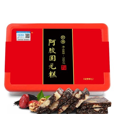 阿胶固元糕500g即食东阿女士型手工阿胶膏块片山东东阿 特产代发