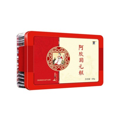 阿胶固元膏500g 山东东阿特产即食阿胶块糕礼盒 阿胶膏批发固元糕图2
