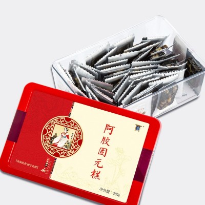 阿胶固元膏500g 山东东阿特产即食阿胶块糕礼盒 阿胶膏批发固元糕图3
