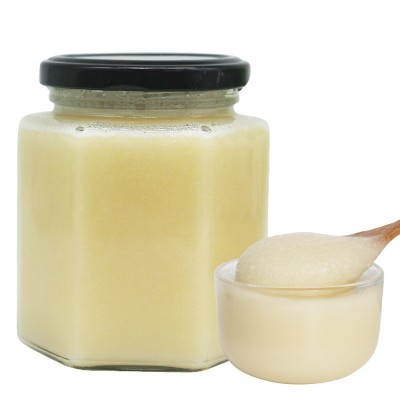 东北黑蜂椴树结晶蜜白蜜500g玻璃瓶装批发蜂蜜散装蜂蜜
