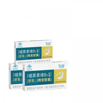 罗氏贝特珠峰牌褪黑素维B6晚安软胶囊24粒现货批发支持一件代发图4