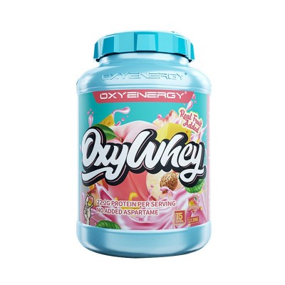 氧气能量乳清蛋白质粉OXYENERGY增健肌粉健身男女5磅芝士桃桃图5