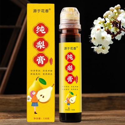 纯梨膏 鲜梨熬制 宝宝可食 冬季便携130克独立瓶装秋梨膏源头厂家图2