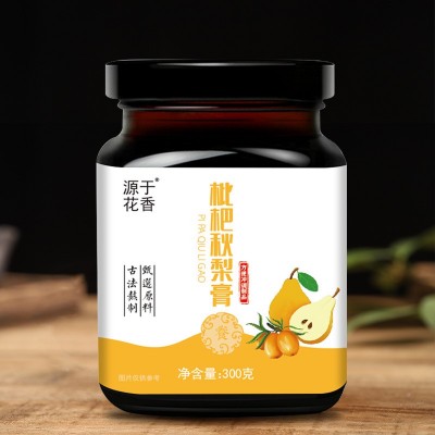 枇杷秋梨膏纯梨膏罗汉果枇杷雪梨膏挤压口瓶装 厂家直发急单速发图3