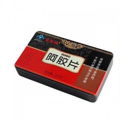 阿胶块阿胶片 山东东阿特产250克铁盒熬阿胶糕原料滋补品阿胶块片图4