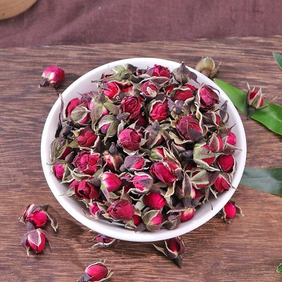 玫瑰花茶 云南金边玫瑰花茶罐装 批发零售OEM代加工花草茶图2