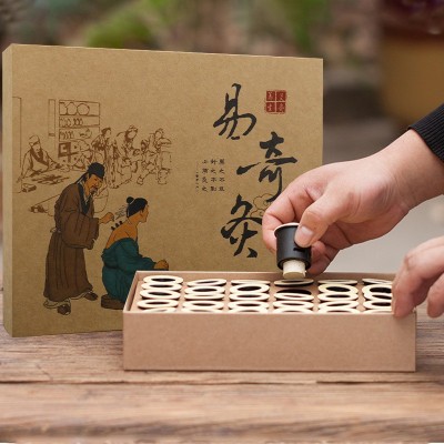 易奇灸艾贴艾灸盒艾绒贴随身灸艾灸贴悬灸器仲古灸温灸盒艾绒柱图3