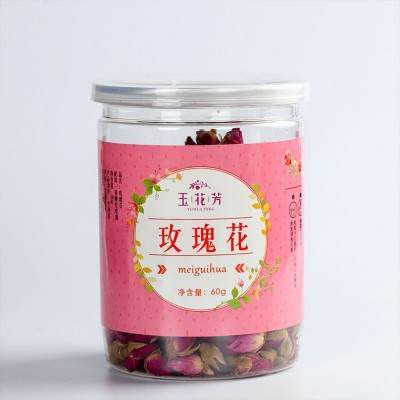 玫瑰花罐装花茶 花果茶厂家直供罐装玫瑰花60g/罐 OEM贴牌代加工图5