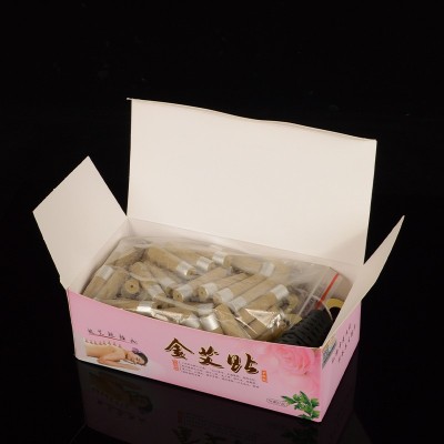 金艾贴艾艾灸贴艾贴艾柱艾粒礼盒50粒厂家批发定制艾柱0.7cm图2