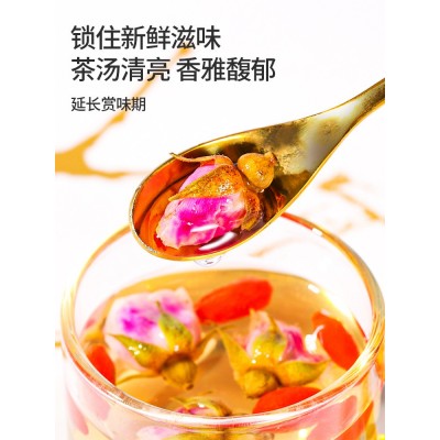 谷记老谷头玫瑰花茶干花泡茶重瓣玫瑰花养生茶非玫瑰花冠茶罐装图5