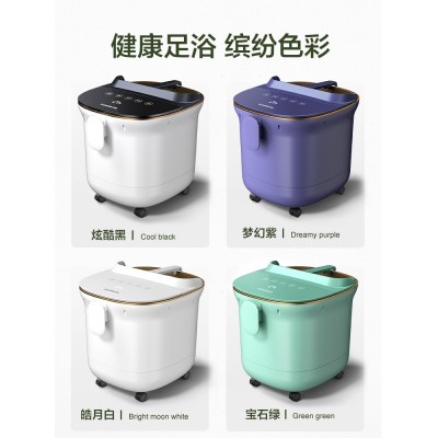 足浴盆泡脚桶全自动加热洗脚盆家用电动按摩泡脚盆过小腿足浴盆图5
