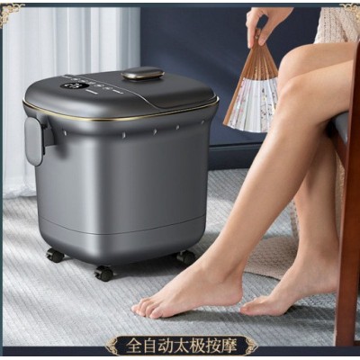 厂家足浴盆全自动加热恒温泡脚桶家用电动按摩洗脚盆过小腿高深桶图5