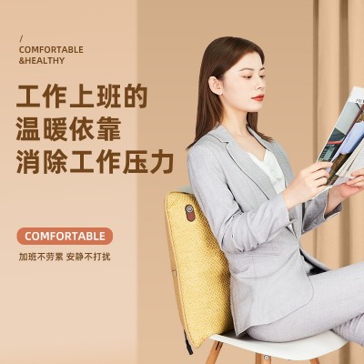 多功能按摩器背部腰部颈椎按摩枕头腰椎按摩仪批发礼品抱枕按摩器图2