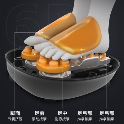 跨境家用足底足疗机足底按摩器电动揉捏气囊按压按脚垫仪器美足宝图2