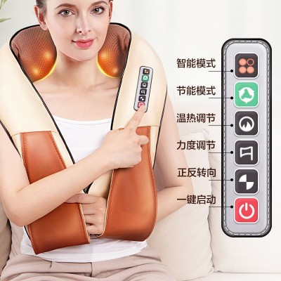 颈椎按摩器颈部揉捏脖子全身电动加热揉捏披肩颈肩乐肩膀按摩披肩图3