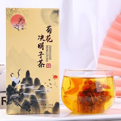 菊花决明子茶三角包 花茶批发养生茶茶包花初醒代发抖音爆款快手图5