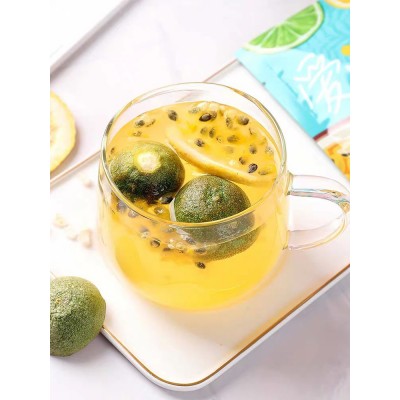 荟坊堂金桔百香果茶柠檬组合网红花果茶冻干百香果蜂蜜茶现货批发图2