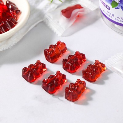 谯芝林DHA蓝莓叶黄素酯软糖单只独立小袋60g蓝莓护眼凝胶糖果批发图3