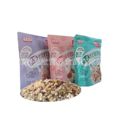 酸奶坚果水果燕麦脆奇亚籽鲜花果粒牛乳芝士海苔即食麦片代餐图4