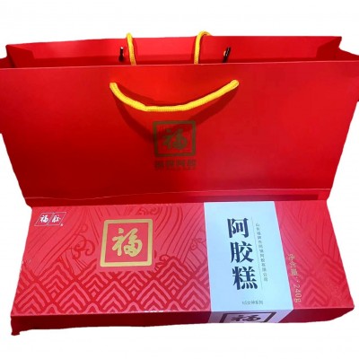 即食阿胶糕传统滋补食品.240g.礼盒装带礼品袋送礼福牌即食阿胶糕图5