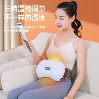 自动砭石揉腹仪揉肚子艾灸热敷按摩腰带全自动按摩仪腹部按摩器图4