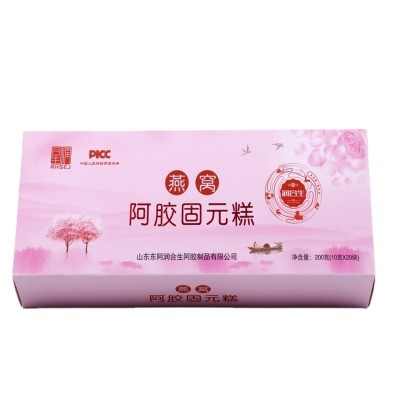 新上东阿特产即食燕窝阿胶固元糕 阿胶糕 鹿胶糕 阿胶块 一件代发图3