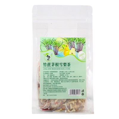 竹蔗茅根雪梨茶120g量贩装 夏季免煮三角茶包 抖音代发甘蔗茅根水图4