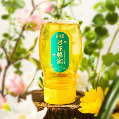 森蜂园百花蜂蜜300g纯正蜂蜜天然蜂蜜便携挤压蜜贴 牌 代 加