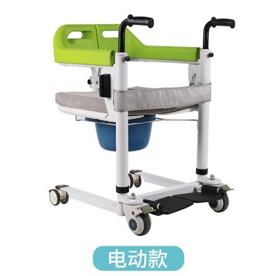 定制多功能电动移位机老人升降移位器医用残疾人洗澡坐便椅轮椅图3