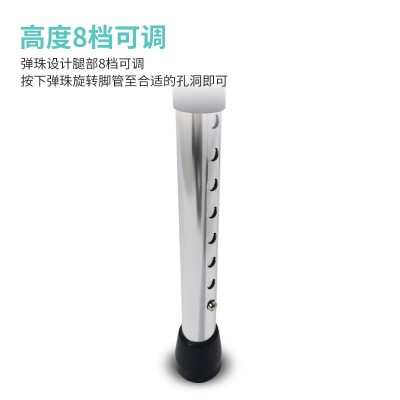 厂家供应助行器拐棍老人手杖四脚扶手架走路助步器骨折辅助行走器图2