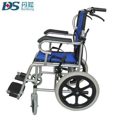 厂家供应多功能折叠轮椅 残疾人老年代步轮椅 轻便加固代步车图2