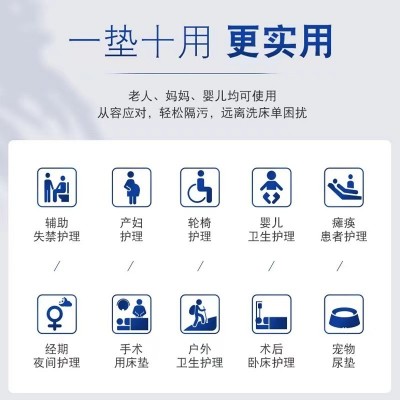 安而康成人护理垫尿不湿老人用老年人隔尿垫产妇60x90x15片图5