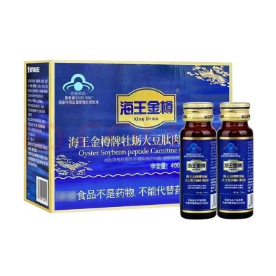 海王金樽牌牡蛎大豆肽肉碱口服液50ml*8瓶装牛磺酸口服液图5
