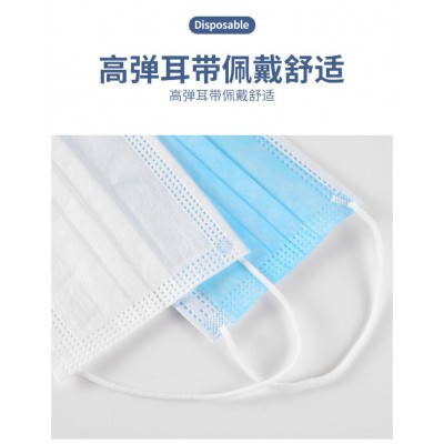 K现货成人儿童三层一次性口罩熔喷布防尘雾霾口罩口罩批发图4