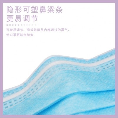 医用级口罩独立包装平面口罩便携医护专用一次性医用口罩批发厂家图5