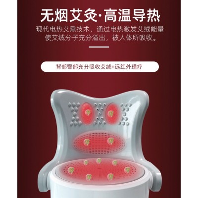 厂家直销靠背折叠子午艾灸凳理疗坐灸仪熏蒸背部红光养生理疗无烟图2