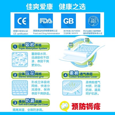 爱康成人护理垫批发60X90一次性隔尿垫老年人产妇床垫工厂直发图3